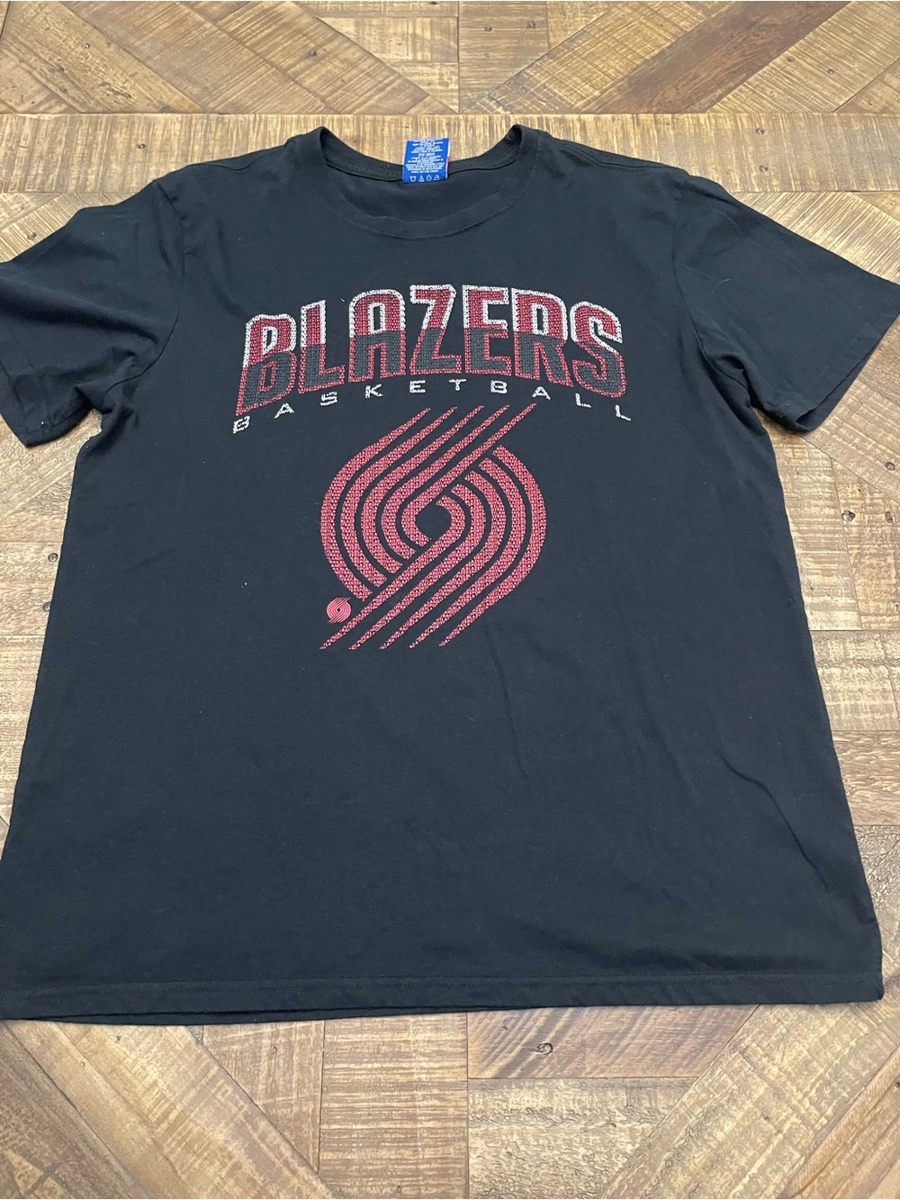 Vintage Y2K UNK Blue Label Portland Trail Blazers Graphic Tee